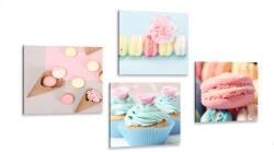 Dovido Set tablouri plăcere dulce - 4x 60x60