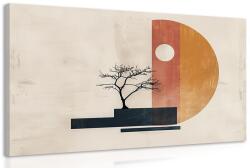 Dovido Tablou japandi copac cu elemente abstracte - 90x60