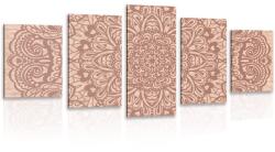 Dovido Tablou 5-piese Mandala florală - 150x75