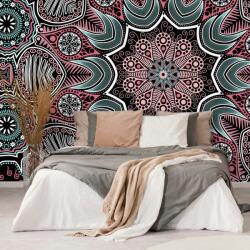 Dovido Tapet autoadeziv Mandala indiană cu model floral - 245x165