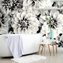 Dovido Fototapet flori de dalia în design alb-negru - 98x66