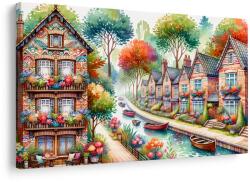 Dovido Tablou orășel de primăvară - 30x20