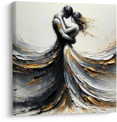 Dovido Tablou dans în tonuri aurii - 40x40