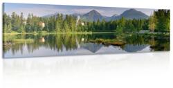 Dovido Tablou panoramă inedită a munților lângă lac - 120x40