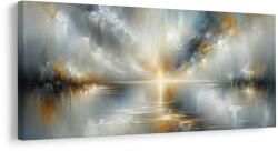 Dovido Tablou raze de soare deasupra lacului - 100x50