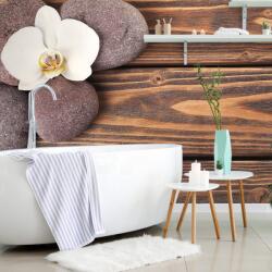 Dovido Fototapet autoadeziv pietre wellness pe lemn - 539x363