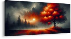 Dovido Tablou arborele vieții la apus - 60x30