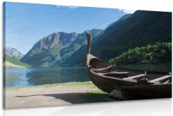 Dovido Tablou nava de lemn vikingă - 40x30