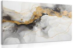 Dovido Tablou marmură alb-gri - 90x60
