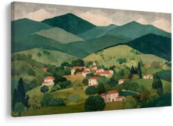 Dovido Tablou peisaj rural în vale - 30x20