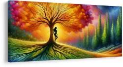 Dovido Tablou dansul luminii în jurul arborelui vieții - 80x40