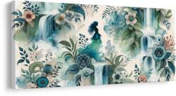 Dovido Tablou fată misterioasă în pădure - 120x60