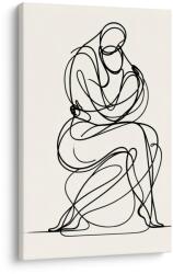 Dovido Tablou linii abstracte în repaus - 60x90