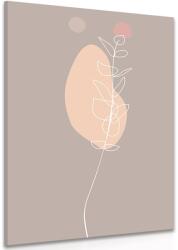 Dovido Tablou frunză minimalistă No3 - 60x90