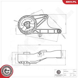 ESEN SKV Suport motor ESEN SKV 75SKV091 (75SKV091)