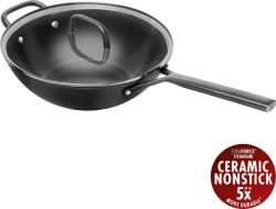 ZWILLING Milano Wok with Glass Lid 30 cm, Black (1034370)
