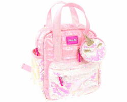 Nice Jucarie creativa Nice Rucsac roz pentru fete Mini Puffer, 26 x 25 x 7 cm, accesorii fetite Nice, Girabrilla (19008)