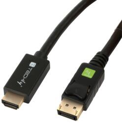 TECHLY ICOC DSP-H12-020 Cablu DisplayPort la HDMI 1080p*60Hz 2m M/M (ICOC DSP-H12-020)