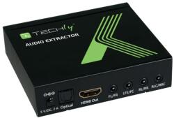 TECHLY IDATA HDMI-EA74K Extractor audio SPDIF 5.1CH, analog 3.5mm 7.1CH HDMI 4K30Hz (IDATA HDMI-EA74K)