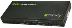 TECHLY IDATA HDMI-4K51 Comutator HDMI 1.4 5x1 4K60Hz cu telecomandă (IDATA HDMI-4K51)