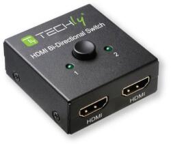TECHLY IDATA HDMI-22BI2 Comutator HDMI 2.0 2x1/1x2 4K60Hz Bi-Direcțional (IDATA HDMI-22BI2)