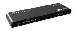 TECHLY IDATA HDMI2-4K8HDR Splitter HDMI 2.0 4K@60Hz 1x8 activ HDR EDID (IDATA HDMI2-4K8HDR)