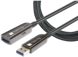 TECHLY ICOC U3AMF-HY-020 Cablu de extensie optic USB 3.0 USB-A bărbat la USB-A femeie 20m (ICOC U3AMF-HY-020)