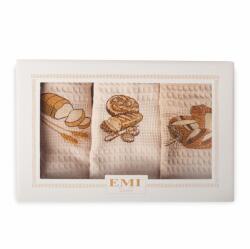 EMI Șervețele pentru vase Waffle Set de pâine 3 buc EMI