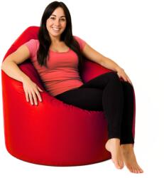 EMI Fotoliu puf relax în formă de pară roșu EMI