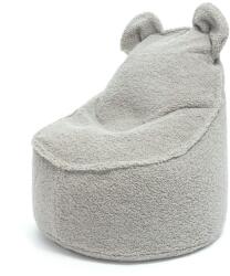 EMI Fotoliu puf Teddy gri EMI - fotoliu puf bouclé, 230 L