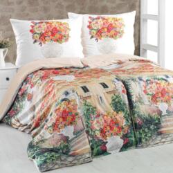 Emi Lenjerie de pat din bumbac 3D Provence EMI, Setul Essential pentru pat single conține 1x 140x200 + 1x 70x90 Lenjerie de pat