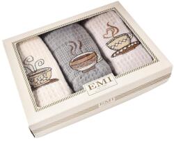 EMI Set de prosoape de bucătărie model cafea 3 buc EMI
