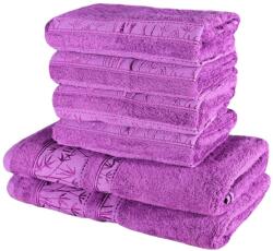 EMI Set de 6 prosoape de bambus EMI violet Prosop