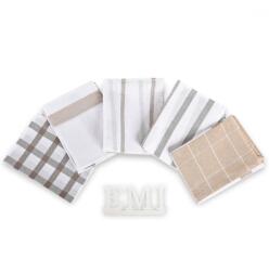 EMI Prosoape de bucătărie maro Mix 3 buc EMI