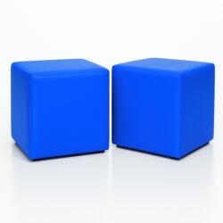 EMI Taburet Cubic albastru EMI
