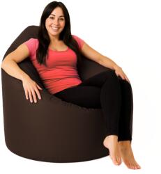 EMI Fotoliu puf relax în formă de pară maro închis EMI