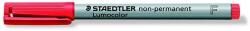 STAEDTLER Alkoholmentes marker, OHP, 0, 6 mm, STAEDTLER "Lumocolor® 316 F", piros (TS3162) - pritone
