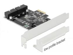 Delock PCI Express Kártya 2 x belső USB 3.0 tűfejes csatlakozóhoz