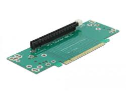 Delock Bővítőkártya PCI Express x16 - x16. bal oldali behelyezés - Csatlakozó magassága 53.9 mm
