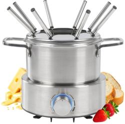 Proficook Fondue electric ProfiCook PC FD 1288, 1.2L, 800W, inox, pentru 8 persoane (PC-FD1288-Inox)