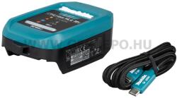 Makita DC18SJ 14, 4V-18V Li-ion LXT akkumulátor töltő USB PD + PD kábel (1916D9-8)