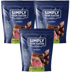 Simply from Nature Carnaciori recompense pentru caini, cu vita 3 x 200 g