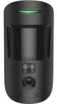 Ajax Systems 119281.310. BL1 Detector de mișcare cu cameră MotionCam HDR (PhOD) Jeweller - negru (119281.310.BL1)