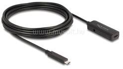 Delock Aktív USB 10 Gbps bővítő kábel USB Type-C 5 m hosszú (DL80028) (DL80028)
