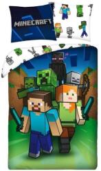 Halantex Minecraft: Kétrészes ágyneműhuzat szett - 140 x 200 cm (MNC-239BL) - jateknet