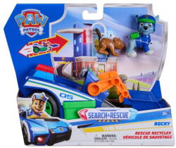 Spin Master Set Spin Master Patrula catelusilor cautare si salvare rocky si vehicul de reciclare +3 ani (6074815_20156333) Figurina