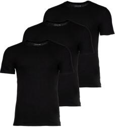 Lacoste Lacoste, 3 db-os pamut szűkített szabású póló szett, mély nyakkal, fekete, L (8043TH9007-031-L)