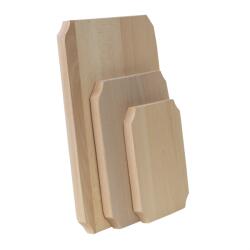 Z-tools EXT 6071 3 darabos vágódeszka készlet, téglalap alakú, bükkfa, vastagság 20 mm (EXT6071)