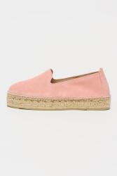 Manebi Manebi, Nyersbőr espadrilles, Rózsaszín, 40 (X04D0000000-BALLET-ROSE-40)