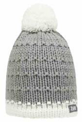 DOLL Gyerek sapka, szürke, pompon, 50% pamut, 50% elasztán (hurtimex_4050744691657)